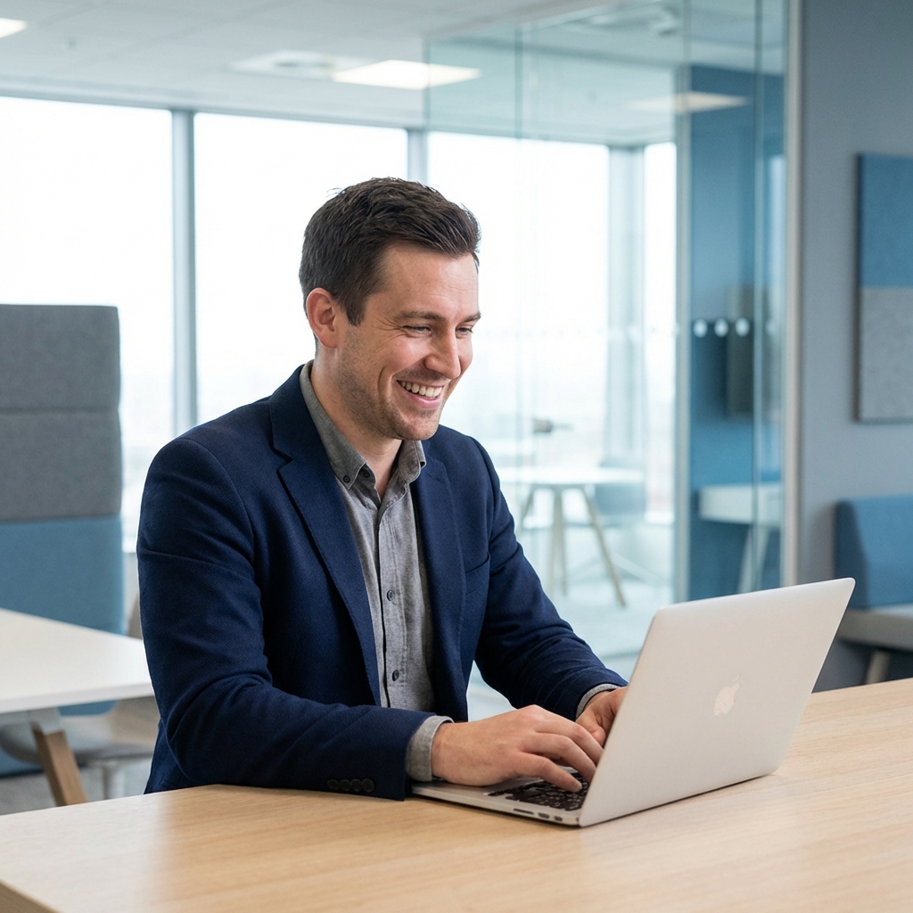 Professional working with Owhla Ecosystem